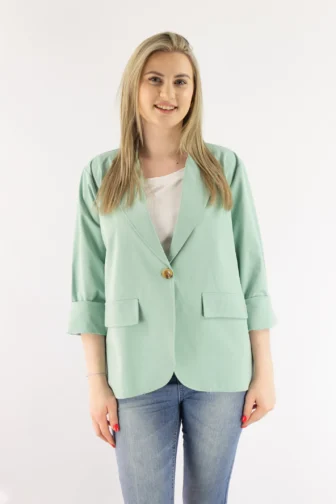 Marynarka damska punto miętowa